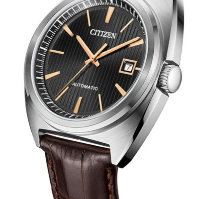 Đồng Hồ Nam Citizen Dây Da Máy Cơ-Automatic NJ0100-03H - Mặt Xám