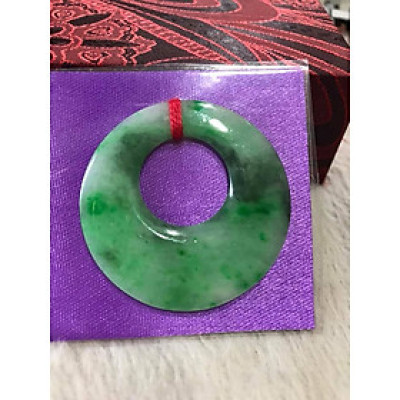 MẶT DÂY CHUYỀN ĐỒNG ĐIẾU KIỂU TO XANH NGỌC CẨM THẠCH SIZE 36mm x Dầy 3,5mm BỌC LÊN MẶT DÂY CHUYỀN ĐẸP Ạ