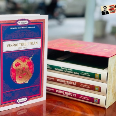 (Boxset) (Combo trọn bộ 4 cuốn) CÁC VƯƠNG TRIỀU TRÊN ĐẤT THĂNG LONG - ẤN BẢN BÌA CỨNG – Nhiều tác giả – NXB Hà Nội 