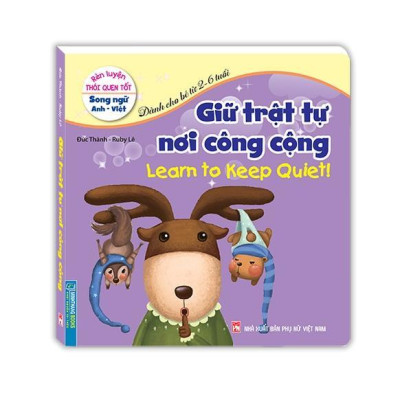 Sách - Hộp 8 Cuốn: Rèn Luyện Thói Quen Tốt Bằng Tranh Cho Bé 2 - 6 Tuổi - Song Ngữ Anh Việt - Minh Thắng