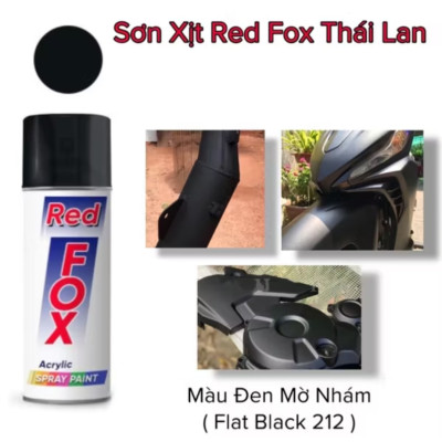 SƠN XỊT CHỐNG CHÁY CHỊU NHIỆT ĐỘ CAO XỊT ỐNG XÃ XE MÁY ÔTÔ TRANG TRÍ MÀU ĐEN NHÁM 