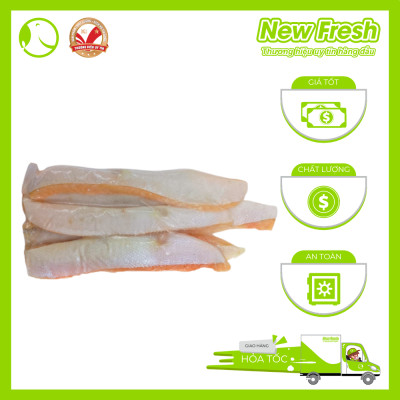 [GIAO NHANH HCM] Lườn Cá Hồi Nauy (cắt 5cm+) - Túi 500gr