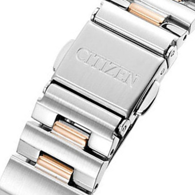 Đồng Hồ Nữ Citizen Đính Đá Swarovski Dây Thép Không Gỉ PC1009-51D - Mặt Xà Cừ (Sapphire)