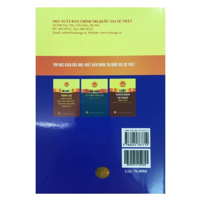 Sách - Luật Thi Hành Án Hình Sự Năm 2019 Và Nghị Định Hướng Dẫn Thi Hành - NXB Chính Trị Quốc Gia