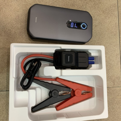 Bộ pin sạc dự phòng kích ắc quy ô tô Baseus Super Energy Car Jump Starter Pro (12000mAh, 5V-3A)Hàng Nhập Khẩu