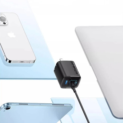 Cốc sạc Anker 336 Charger 1USB 2Type-C 67W A2674 - Hàng chính hãng