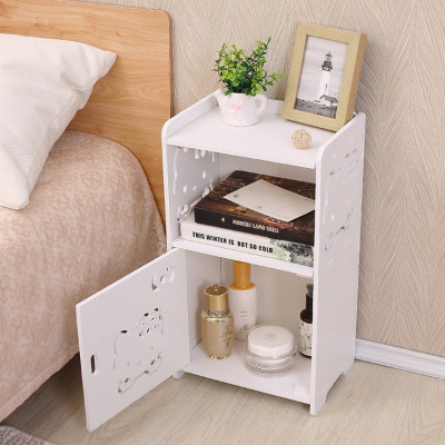 Tủ Gỗ Để Đầu Gường Kitty Đa Năng 25x17.5x47.5cm - Hàng chính hãng 