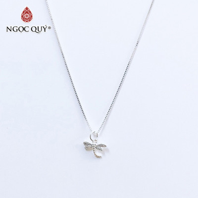 Dây chuyền bạc mặt chuồn chuồn - Ngọc Quý Gemstones
