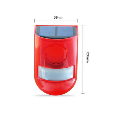 chuông báo động chống trộm hồng ngoại MS219 sử dụng năng lượng mặt trời
