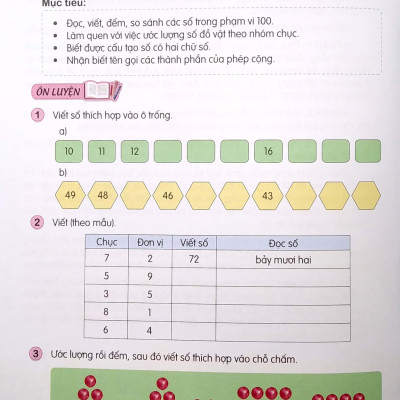Bài Tập Thực Hành Toán Lớp 2 - Tập 1 (Theo Chương Trình Giáo Dục Phổ Thông 2018)