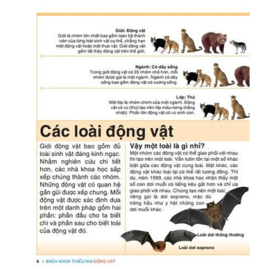 Sách - Tri Thức Trong Lòng Bàn Tay - Bách Khoa Thiếu Nhi Động Vật - Minh Thắng