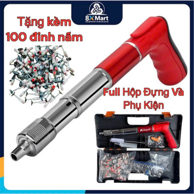 Dụng Cụ Bắn Đinh Bê Tông Sắt Thép Thông Minh Hàng Loại 1 – Không Điện, An Toàn, Có 100 Đinh Đi Kèm