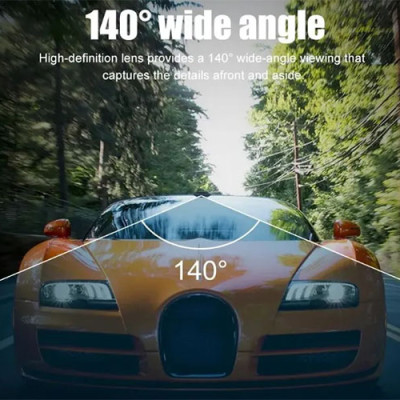 Camera Hành Trình Ô Tô 3 Mắt S10 Plus Có WiFi Full HD 1080p Hỗ Trợ Kết Nối Điện Thoại Xem Qua App - Hàng Chính Hãng