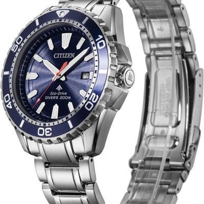 Đồng Hồ Nam Citizen Dây Thép Không Gỉ BN0191-80L - Mặt Xanh