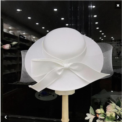Mũ nón vành lớn lưới rủ đính nơ 3 lớp phi 12/2020 Giangpkc SP220561