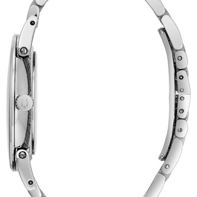 Đồng Hồ Nam Bulova Dây Thép Không Gỉ 96D121 - Mặt Đen