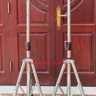 Chân Loa Sân Khấu, Chân Loa Đứng INOX, Hàng Chính Hãng (Toàn Bộ Bằng Sắt 2 Chiếc)