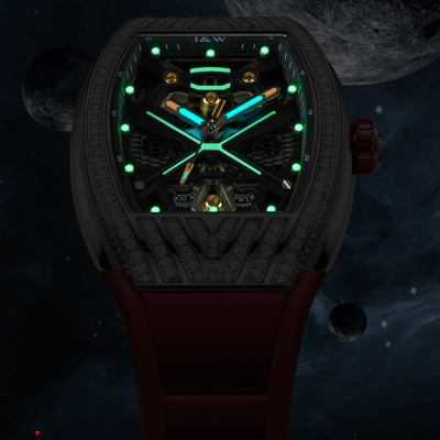 Đồng hồ nam chính hãng IW Carnival IW760G-3 Kính sapphire chống xước,Chống nước 50m,BH24 tháng,máy Automatic ( cơ) ,dây cao su chính hãng chống nước tuyệt đối,vỏ thép không gỉ bền bỉ