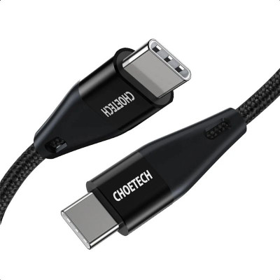 Cáp sạc Choetech XCC-10 nhanh Type C to Type C công suất cao 240w (Hàng chính hãng)