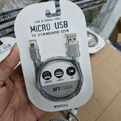 Cáp Dù Micro VIVITAR Zin Hãng Sạc nhanh, An Toàn, Tiện Lợi
