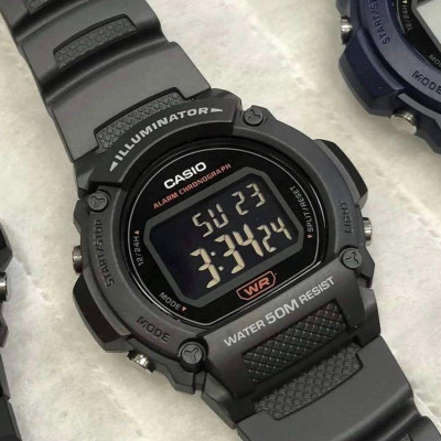 Đồng Hồ Nam Dây Nhựa Casio Standard W-219H-8BVDF Chính Hãng - W-219H-8B