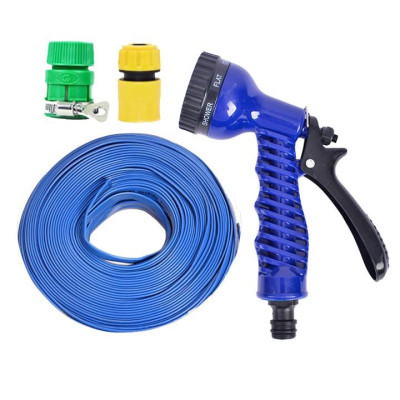 Bộ dây vòi xịt tưới cây, rửa xe 7-10M (cút nhựa nối nhựa xanh) 206843 