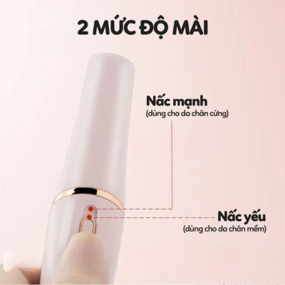 Máy chà mài gót chân sạc điện đa nắng mẫu mới siêu êm loại tốt