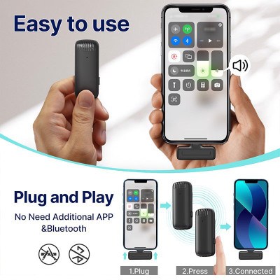 Ulanzi J12 / Ulanzi J11 - Micro Cài Áo Không Dây Cho Smartphone Làm Tik Tok, Youtube, Livestream - Hàng Chính Hãng