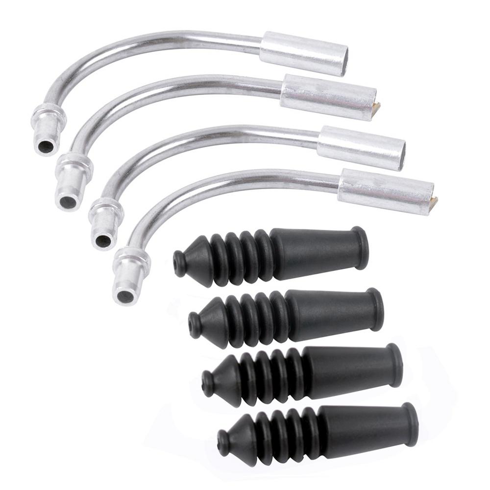 Bộ 4 cái ống thép uốn cong bảo vệ dây cáp xe đạp MTB