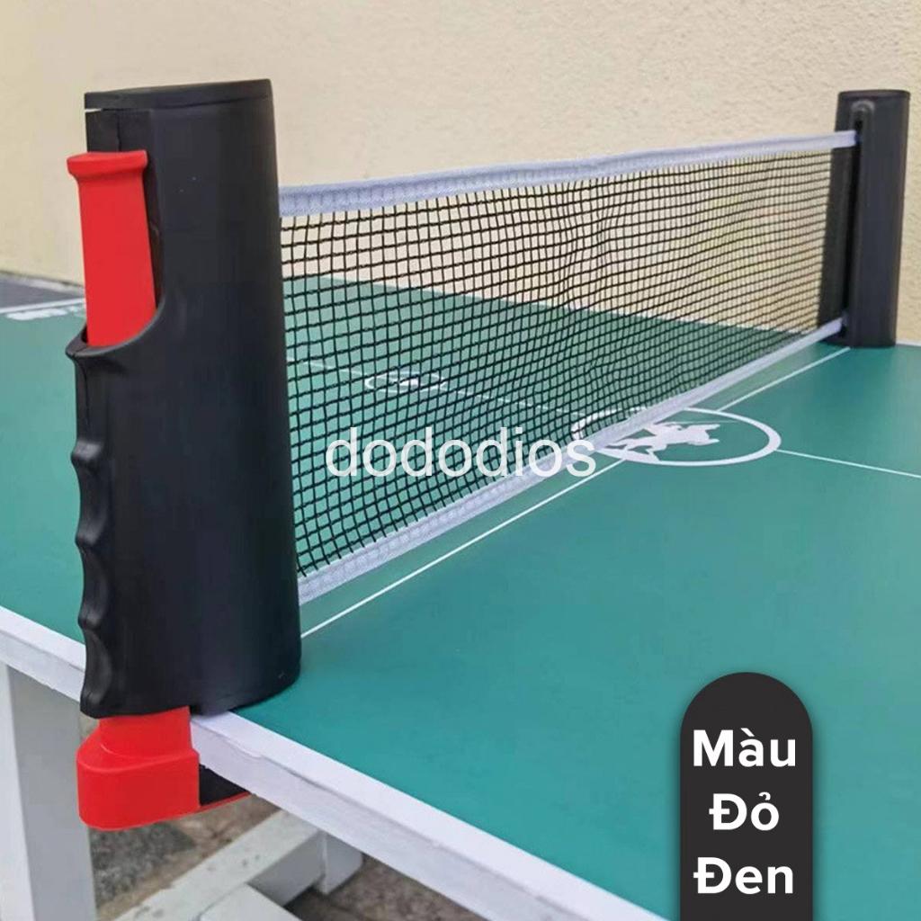 Trụ Lưới Bóng Bàn Rút Gọn Chính Hãng dododios Chất Liệu ABS Cao Cấp Chiều Dài Điều Chỉnh Tới 1,7m Vừa Bàn Bóng Bàn