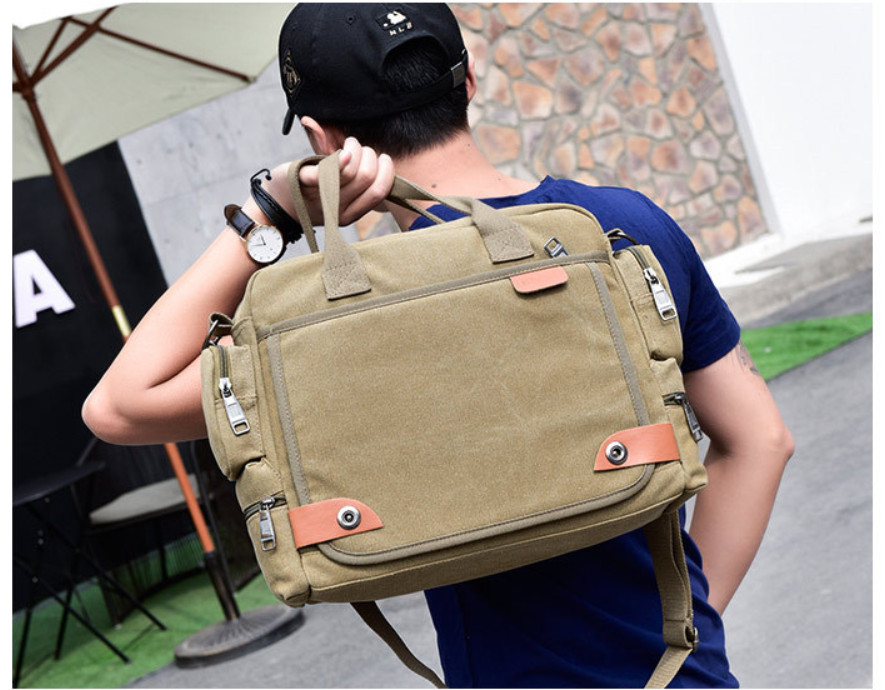 Túi xách túi đeo chéo nam vải canvas cao cấp phong cách mới
