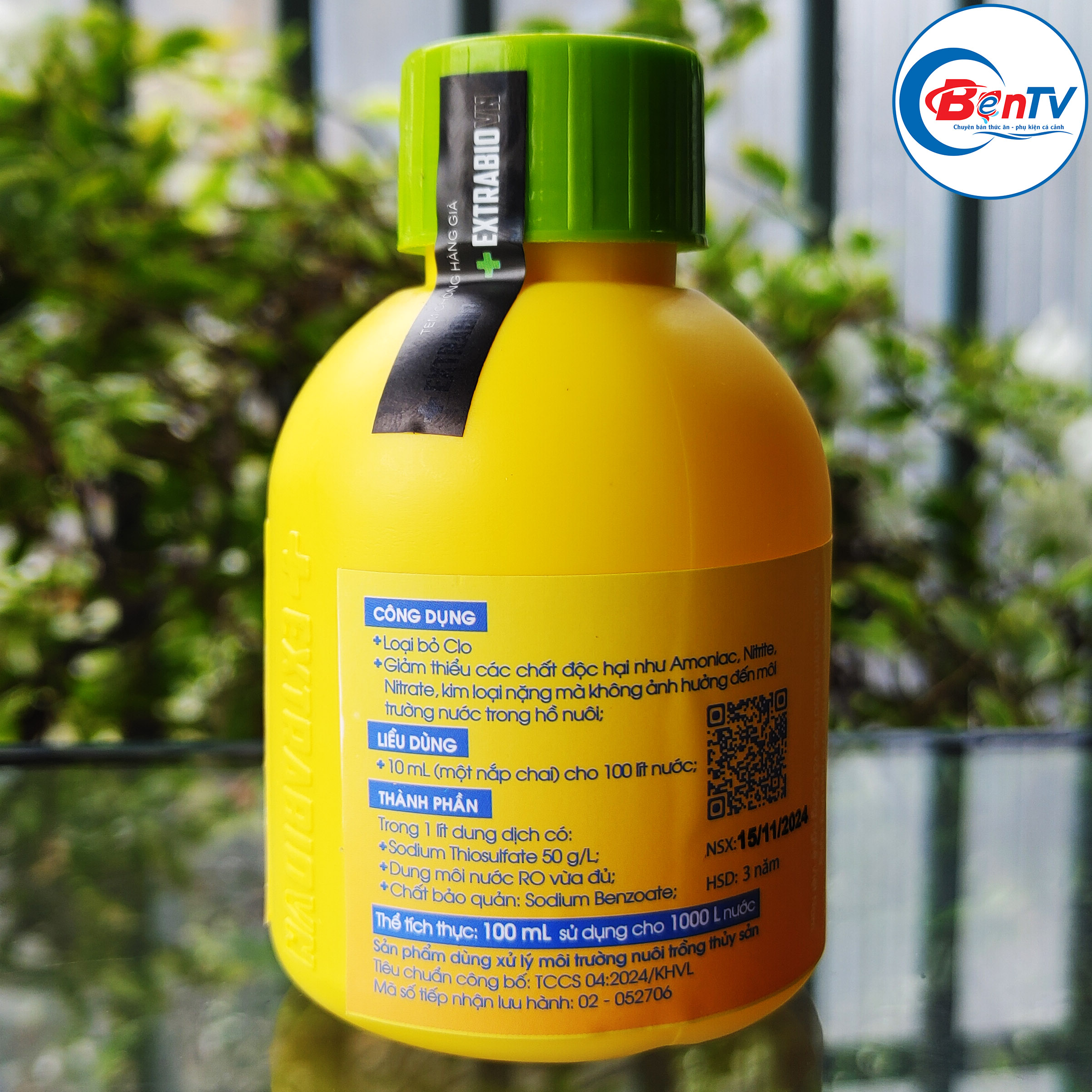 Dung Dịch Khử Clo Trong Nước Hồ Cá Extrabio Fast Safe