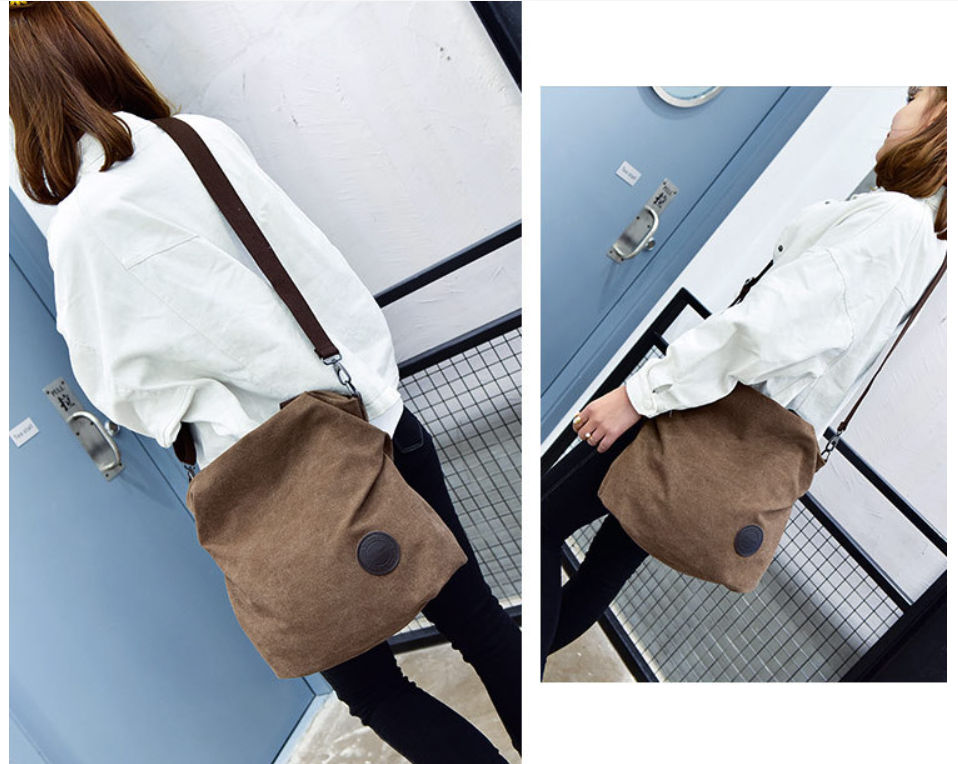 Túi xách nữ vải canvas thời trang cao cấp phong cách cá tính mới