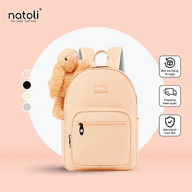 Balo nữ thỏ bông jellycat bunny cao cấp NATOLI nhiều ngăn đi học cute phong cách hàn quốc - BST Sweet Bunny Backpack B28