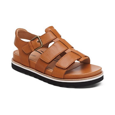 Giàyl sức khỏe nữ Aetrex Romy Ginger - sandal đế đệm nâng vòm cho bàn chân bẹt