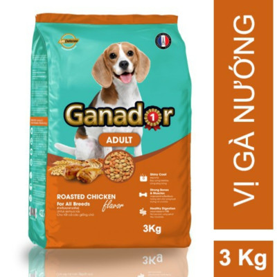 20KG Thức ăn cho chó trưởng thành Ganador Vị gà nướng - Ganador Adult Roasted Chicken Flavor - Thức ăn hạt cho chó