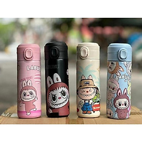 Bình giữ nhiệt LABUBU inox 304 nắp bật tiện lợi cho bé 500ml - giao họa tiết ngẫu nhiên