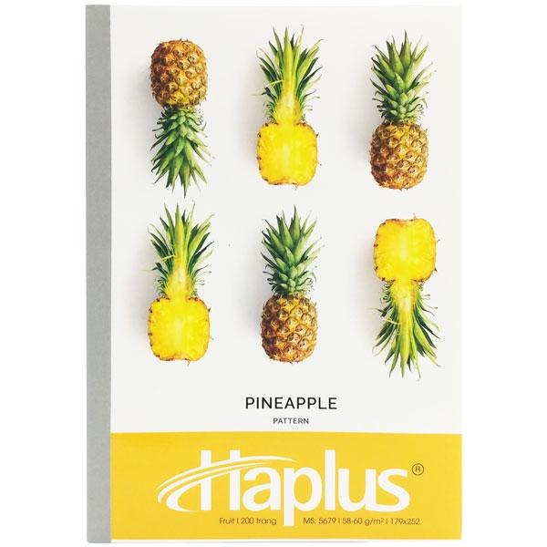 Combo 5 Tập Fruit Kẻ Ngang 200 Trang ĐL 58-60g/m2 - Haplus 5679 (Mẫu Màu Giao Ngẫu Nhiên)