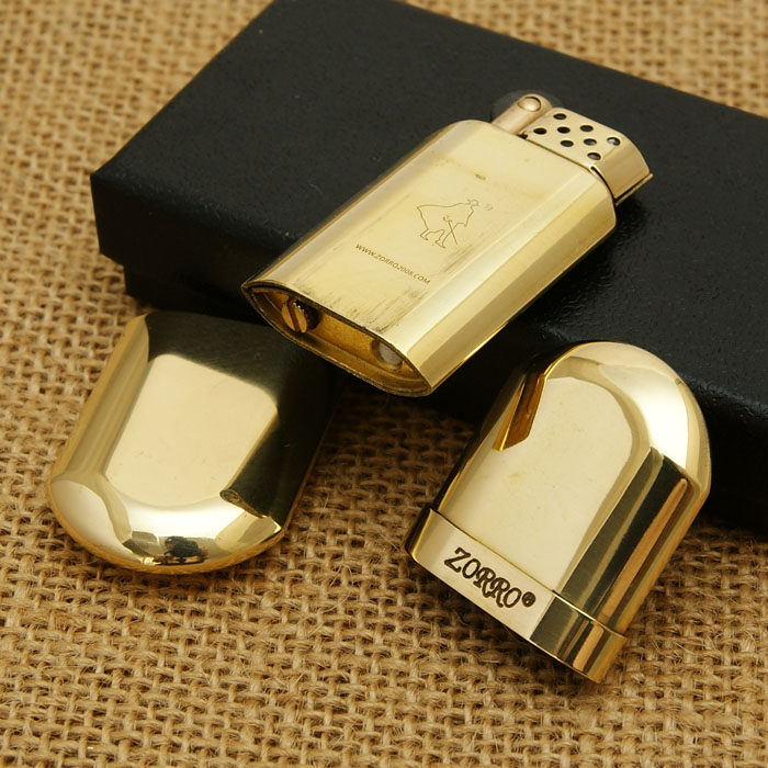 Vỏ Hột Quẹt Bật Lửa Xăng Đá Zorro Kuboy ZK516 Thiết Kế Nhỏ Gọn Đẹp Độc Lạ - Dùng Xăng Bấc Đá Cao Cấp