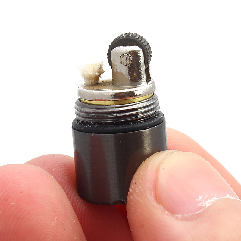 Vỏ Hột Quẹt Bật Lửa Móc Khóa Xăng Mini Dolphin HY618 Thiết Kế Đẹp Độc Lạ Tiện Dụng - Dùng Xăng Bấc Đá Cao Cấp