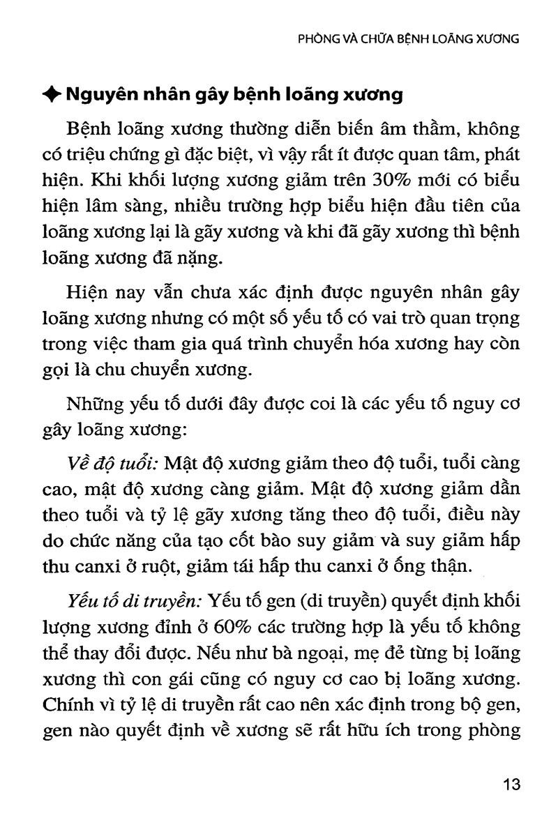Phòng Và Chữa Bệnh Loãng Xương