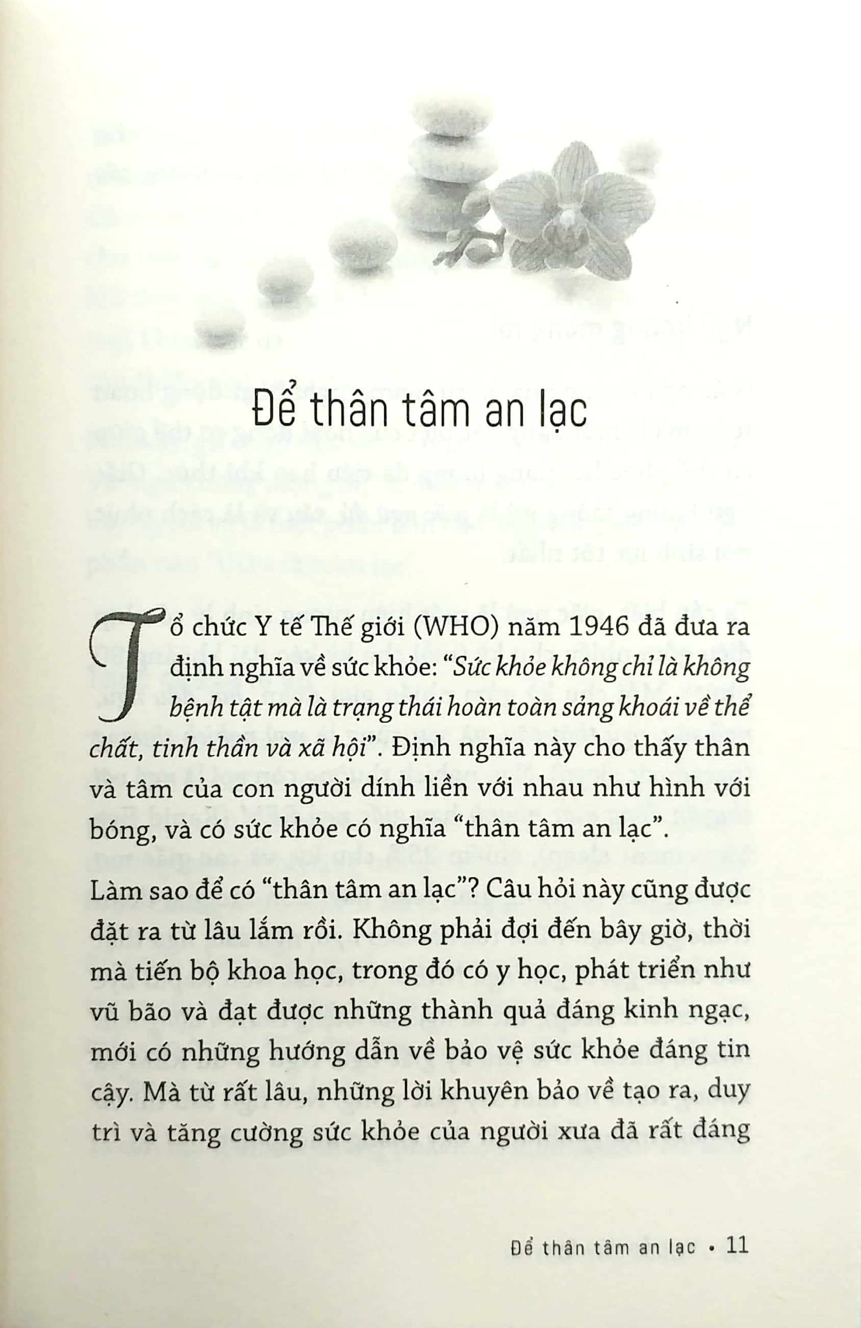Để Thân Tâm An Lạc