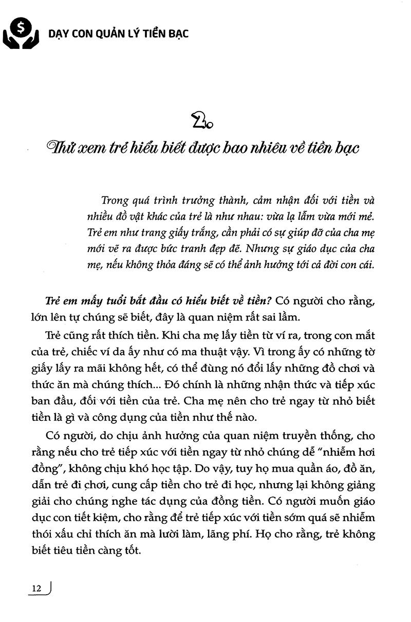 Dạy Con Quản Lý Tiền Bạc