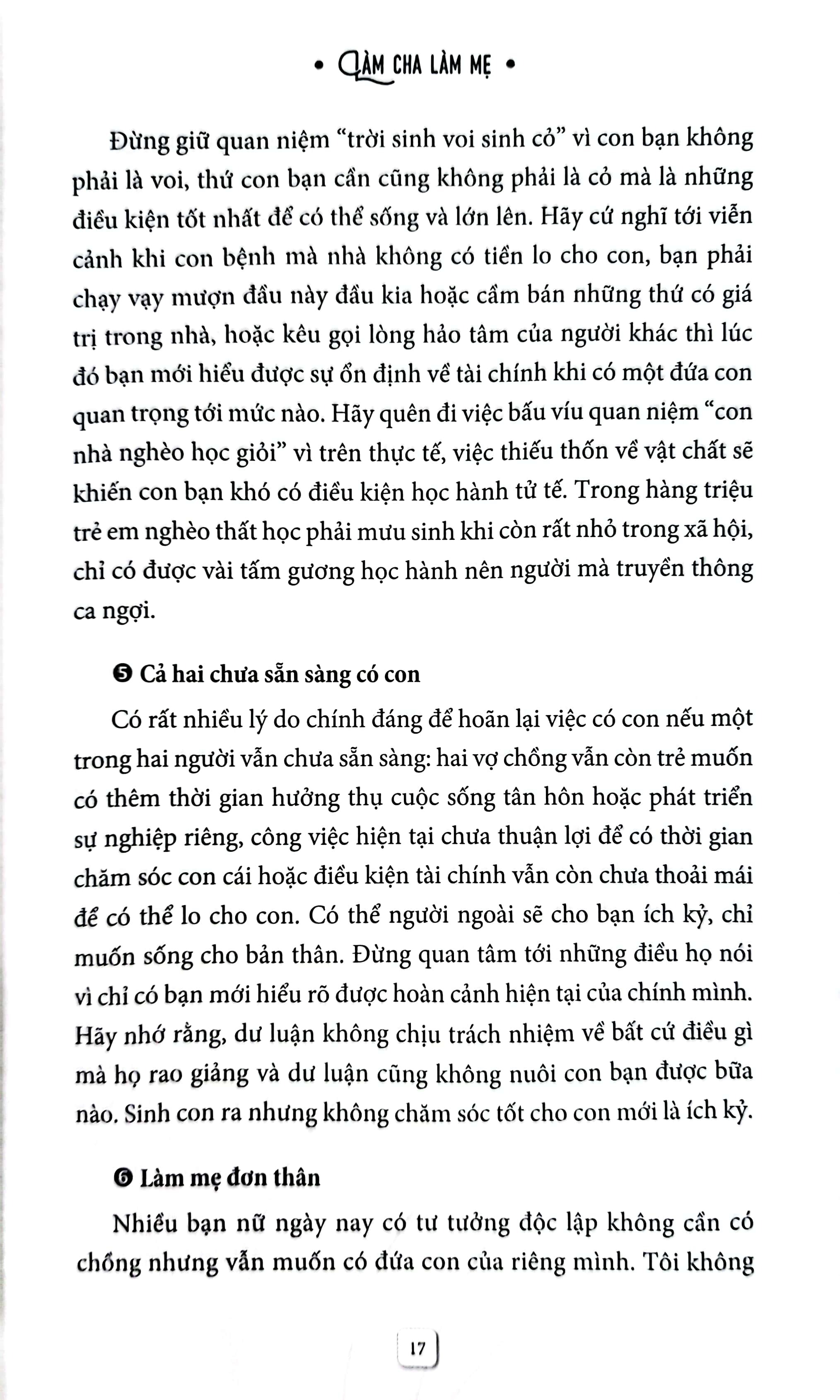 Làm cha làm mẹ - NỘI LỰC BÌNH AN CHO CON