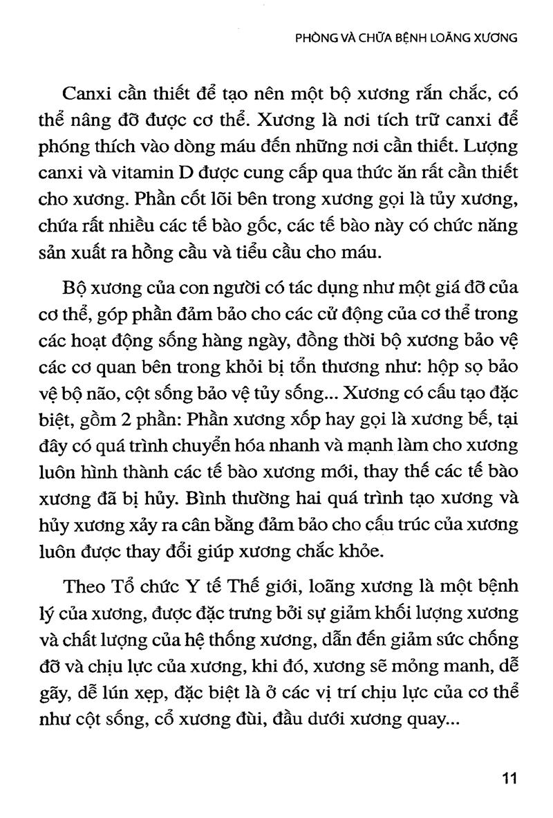 Phòng Và Chữa Bệnh Loãng Xương