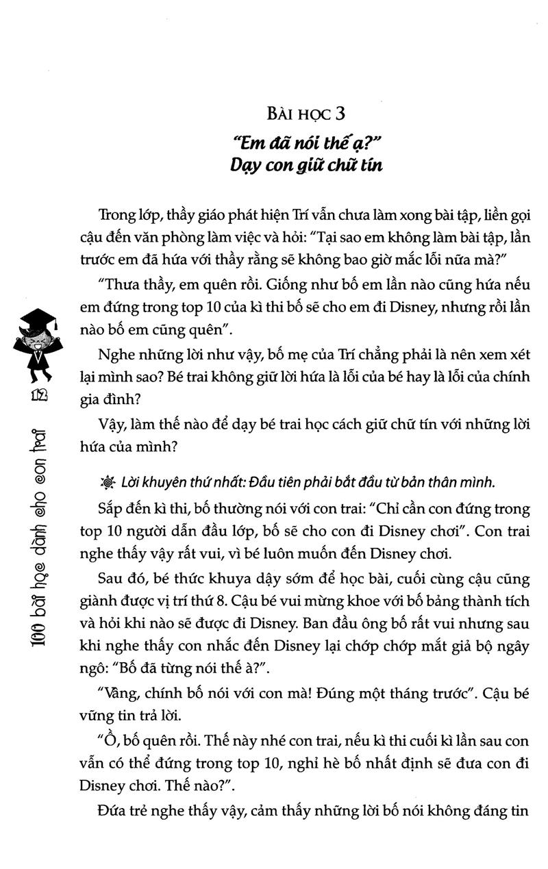 100 Bài Học Dành Cho Con Trai (Tái Bản)