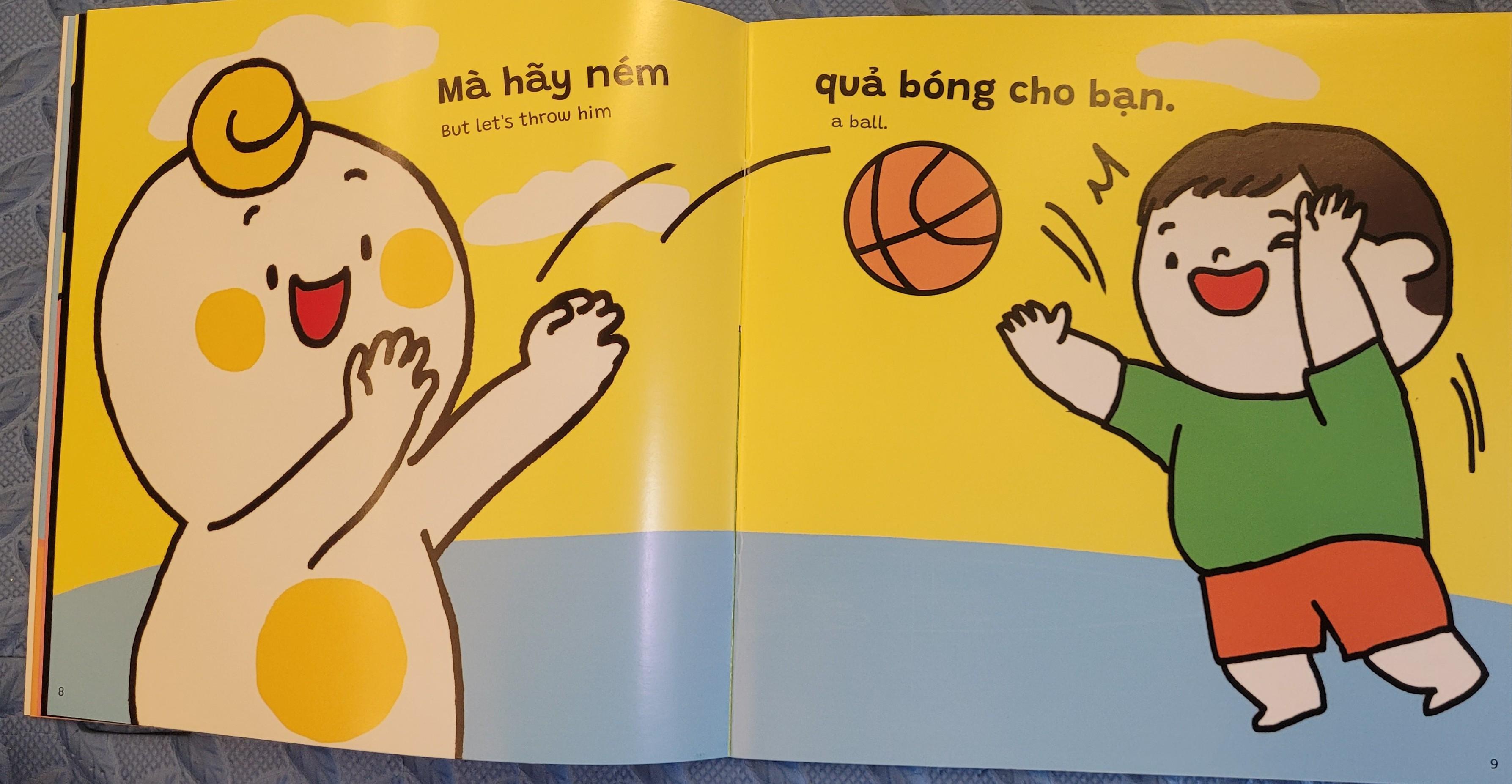 Sách Ehon Miu Bé Nhỏ Phần 3 Song Ngữ - Đừng Ném Đồ Nhé Song Ngữ