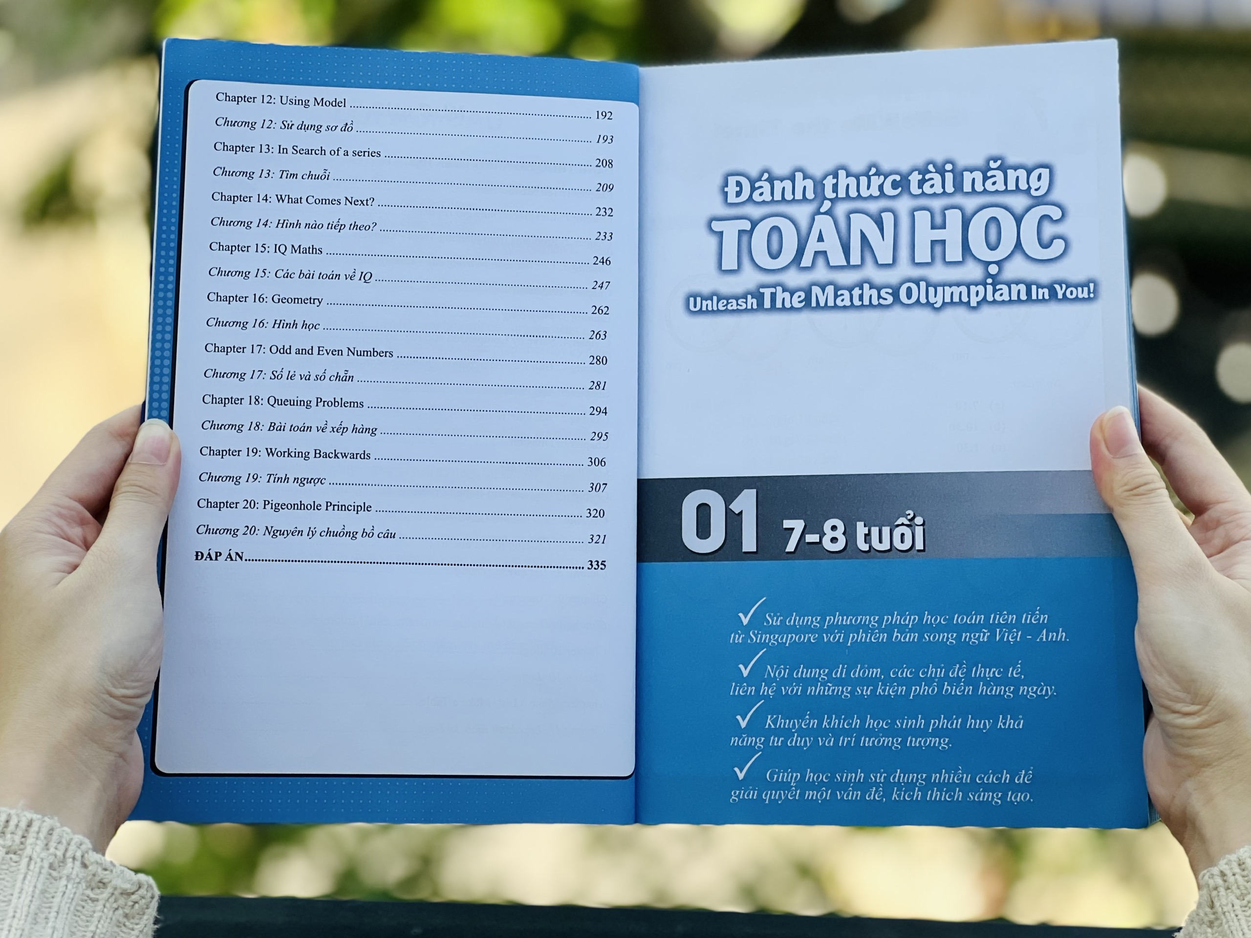 Combo 2 Cuốn Sách Đánh Thức Tài Năng Toán Học 1 và 2 - Sách Song Ngữ ( Việt – Anh) Giúp Trẻ Vừa Học Toán Vừa Ôn Luyện Tiếng Anh, Dành Cho Học Sinh Lớp 1 Đến Lớp 3