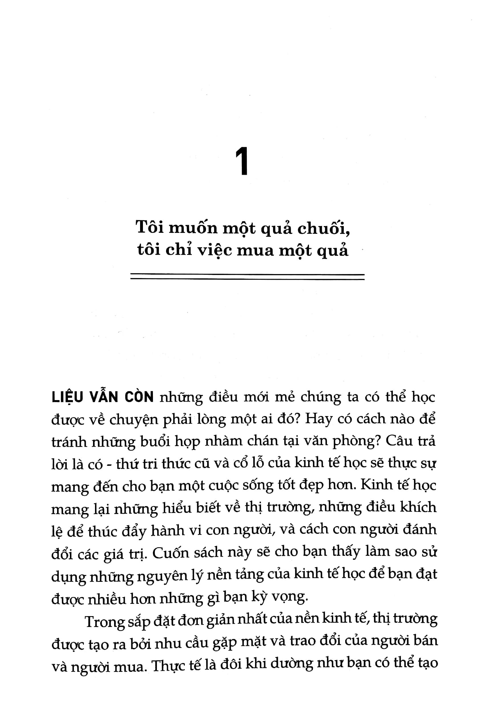 Khám Phá Nhà Kinh Tế Học Trong Bạn - Áp Dụng Các Nguyên Lý Kinh Tế Vào Cuộc Sống Thường Nhật