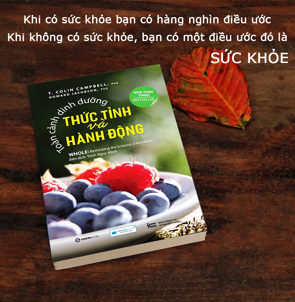 Combo 3 cuốn Bí mật dinh dưỡng (TB) + Toàn cảnh dinh dưỡng (TB) + Giải thoát ung thư